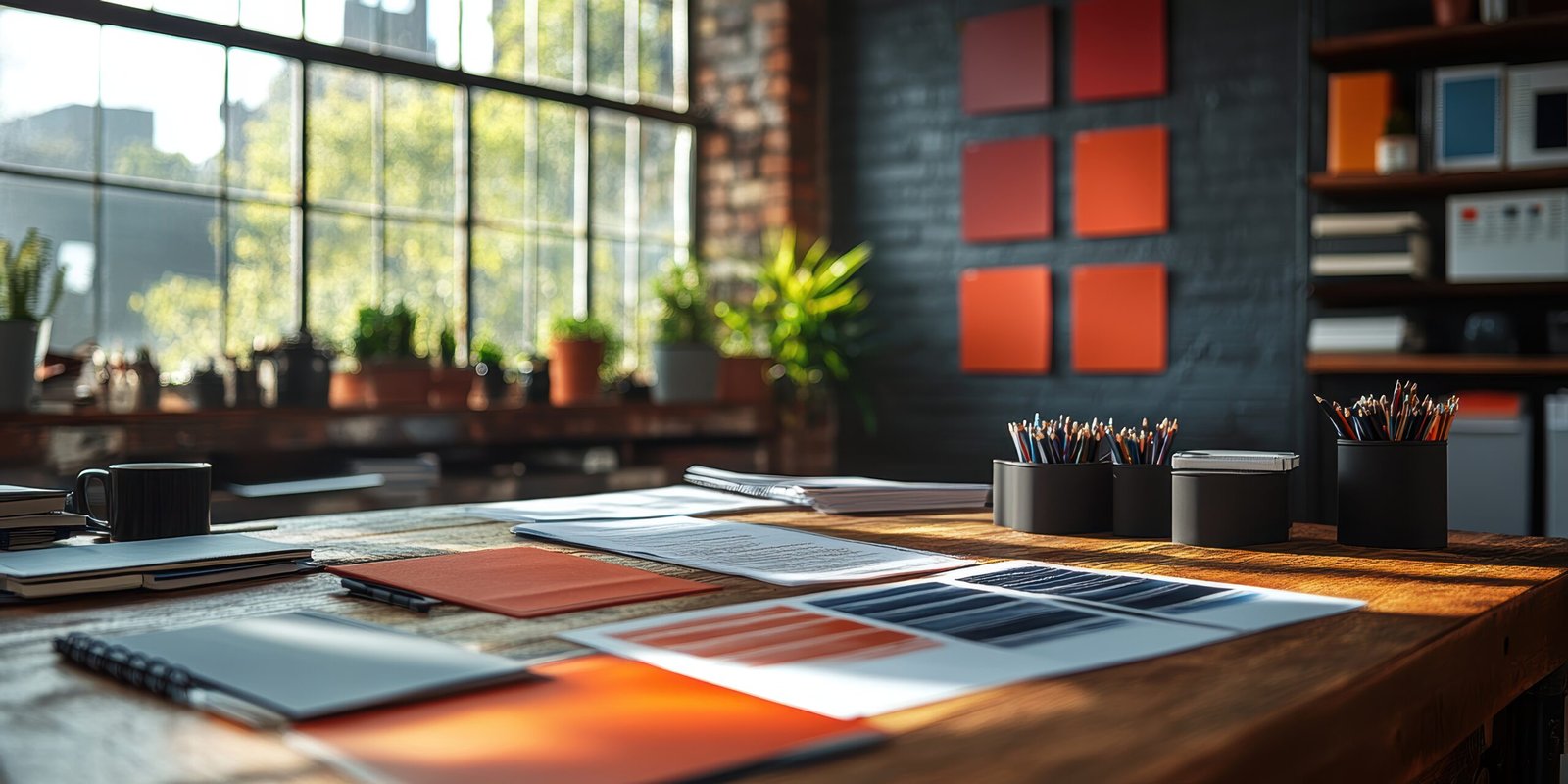Campaign creative materials and planning workspace