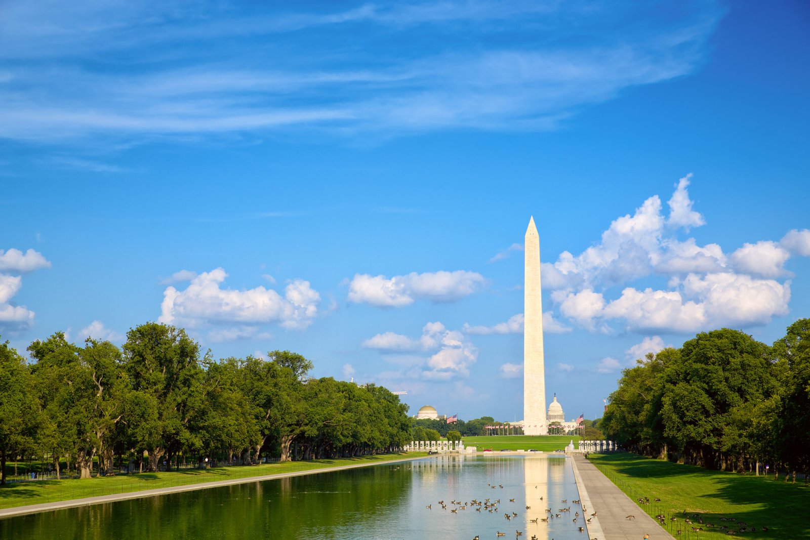 Washington Monument and United States Capitol